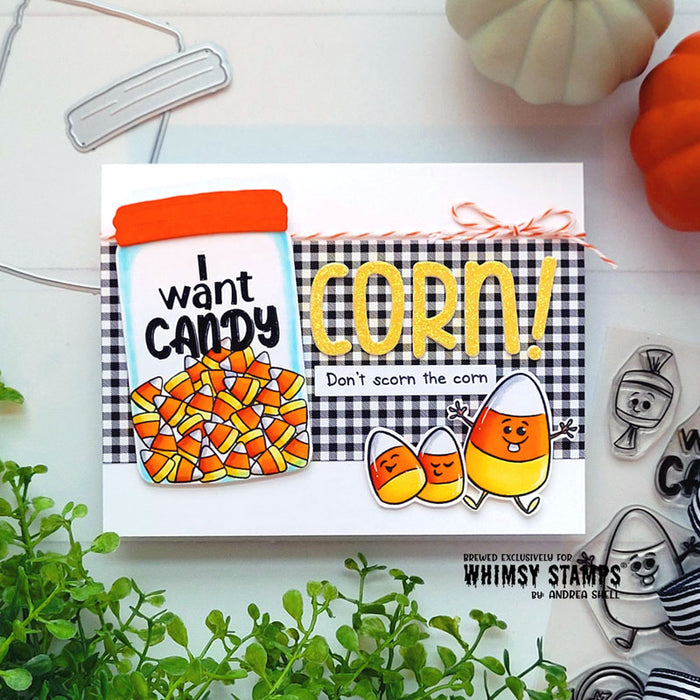 I Want Candy Clear Stamps - Whimsy Stamps