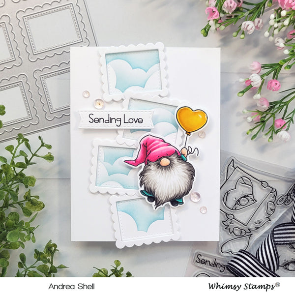 **NEW Scallop Six A2 Die - Whimsy Stamps