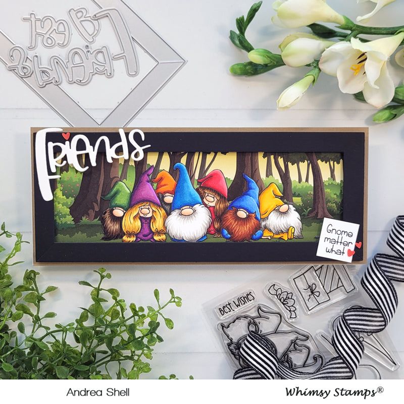 **NEW Best Friend Word Die Set - Whimsy Stamps