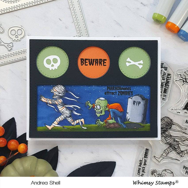 Halloween Scream Clear Stamps - Whimsy Stamps