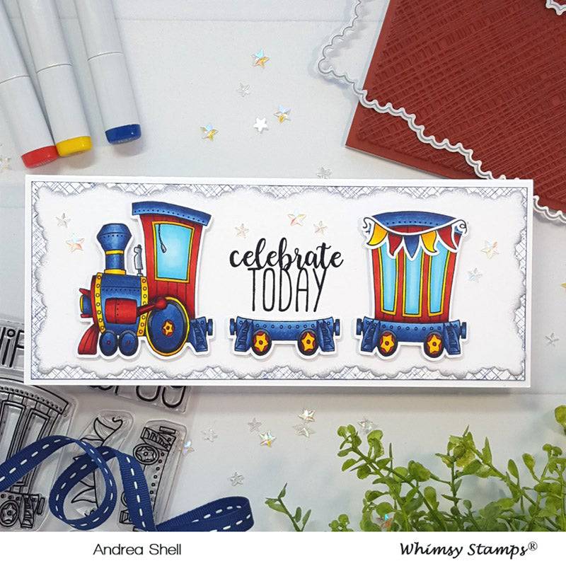 Slimline Fancy Frame Die - Whimsy Stamps