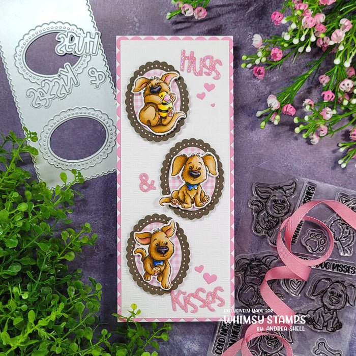 Slimline Scallop Die - Whimsy Stamps