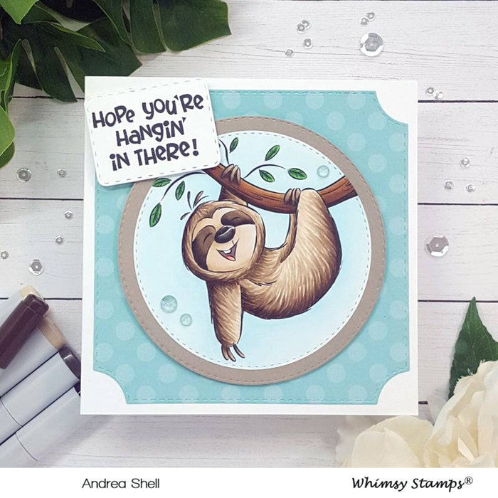Sloth - Digital Stamp - Whimsy Stamps