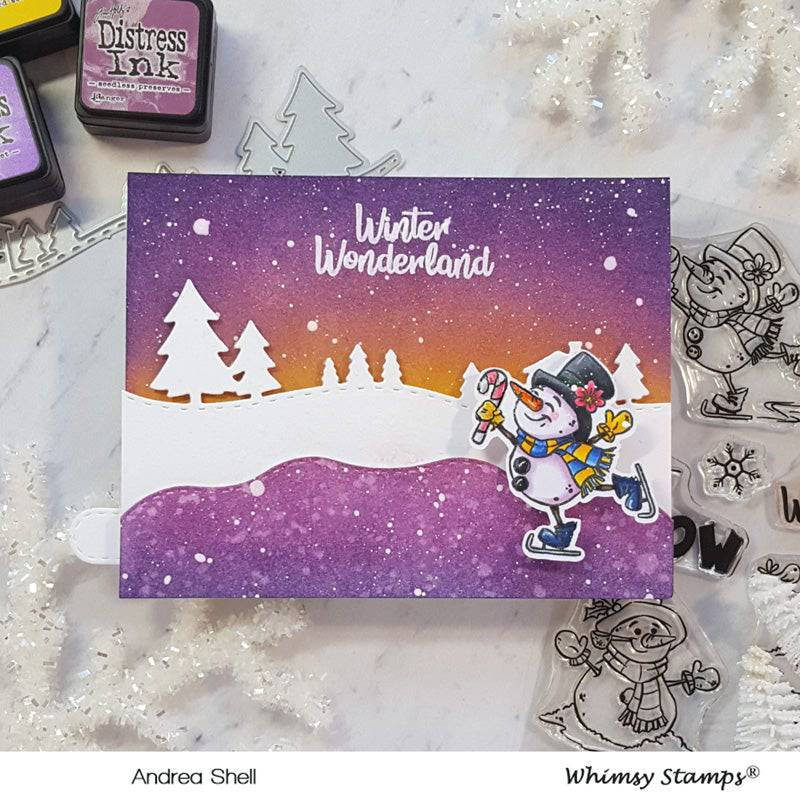 Winter Wonderland Snowmen Clear Stamps - Whimsy Stamps