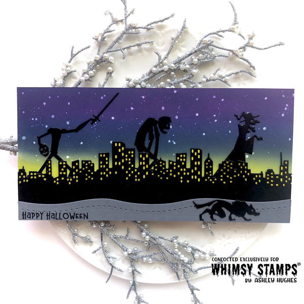 Slimline Cityscape Die Set - Whimsy Stamps