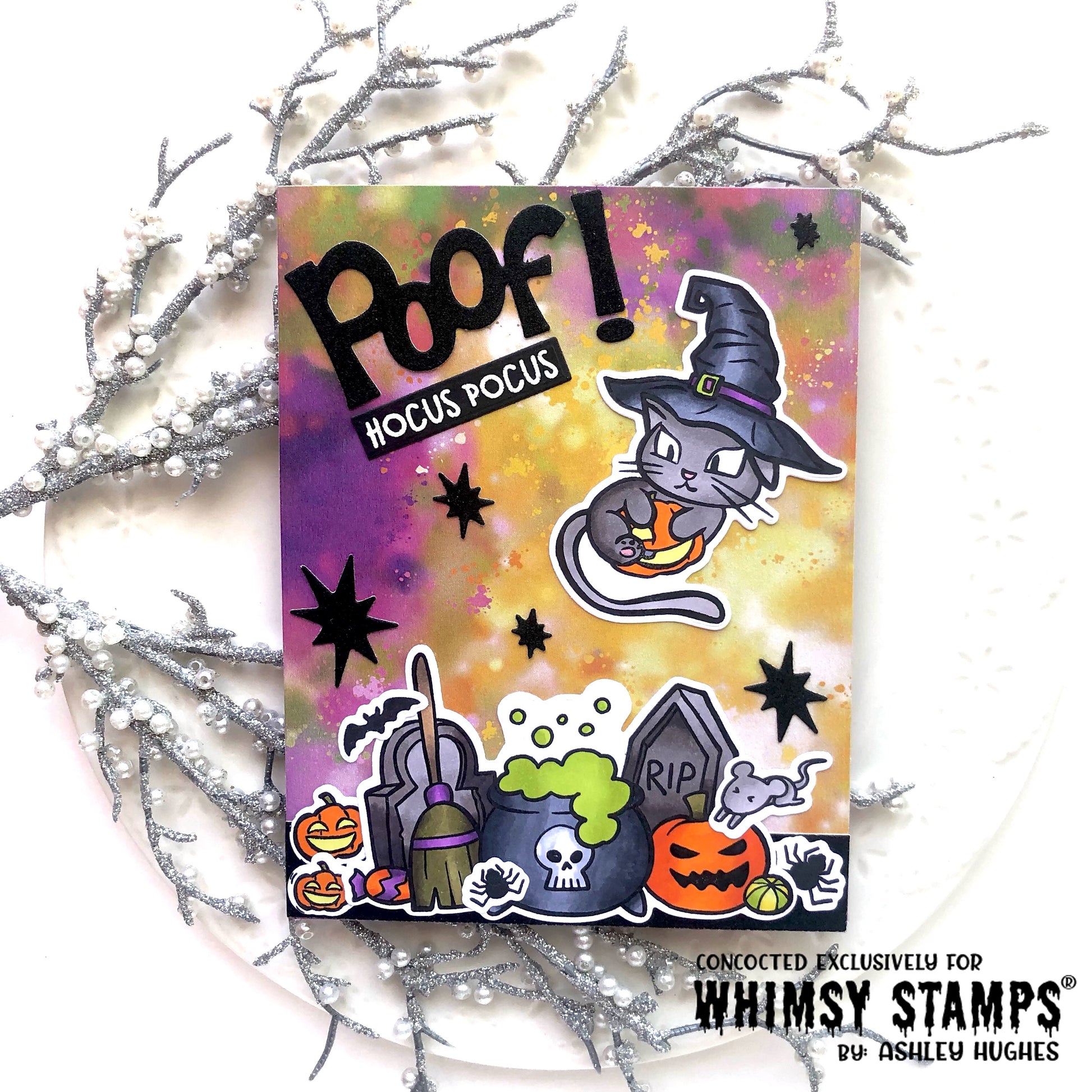 *NEW Poof! Word Die Set - Whimsy Stamps