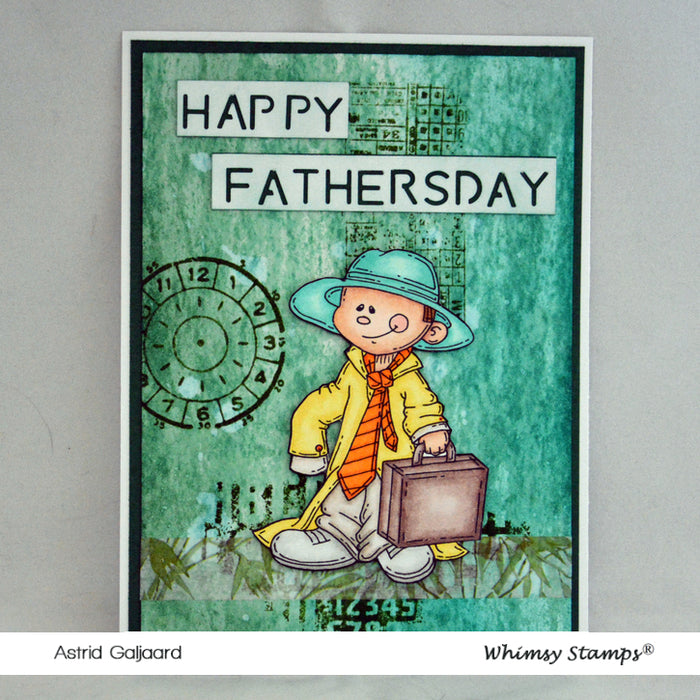 Just Like Dad - Digital Stamp - Whimsy Stamps