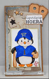 Penguin Baseball Player - Digital Stamp - Whimsy Stamps