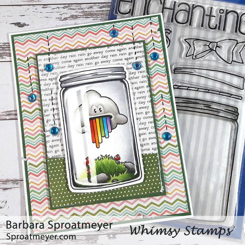 Atlas Jar Clear Stamps - Whimsy Stamps