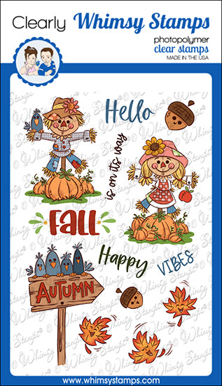 **NEW Autumn Vibes Clear Stamps - Whimsy Stamps