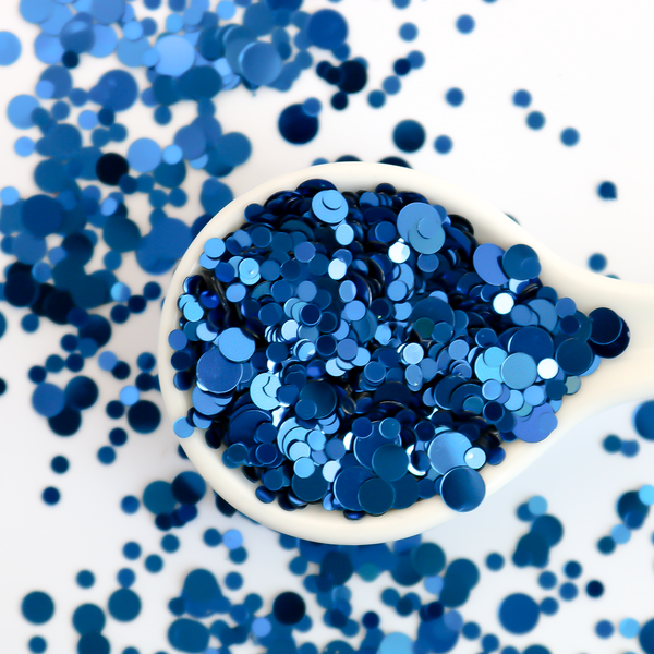 Confetti - Blue Platinum - Whimsy Stamps