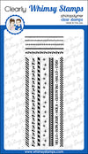 **NEW Bendy Borders Clear Stamps - Whimsy Stamps