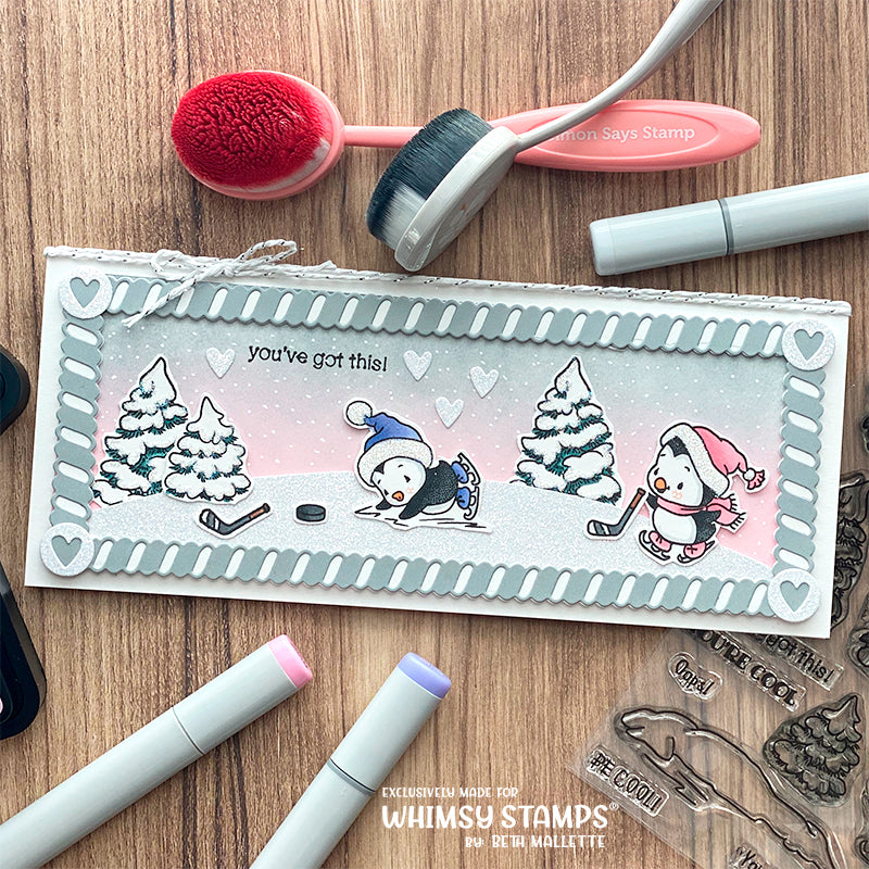 Slimline Twisty Frame Die Set - Whimsy Stamps