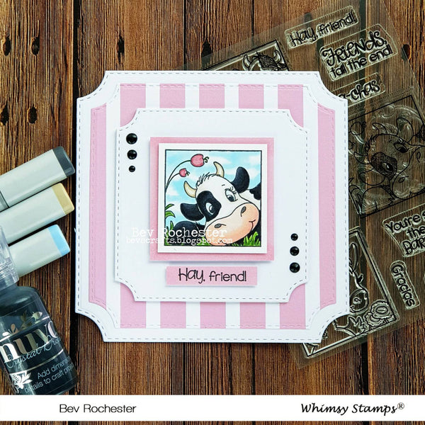 6x6 Paper Pack - Licorice - Whimsy Stamps