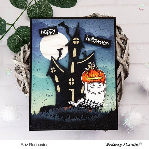 Slimline Hill House Die - Whimsy Stamps