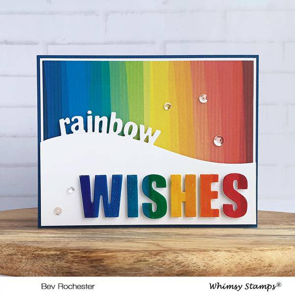 6x6 Paper Pack - Rainbow - Whimsy Stamps