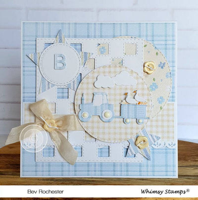 Checkerboard Die– Whimsy Stamps