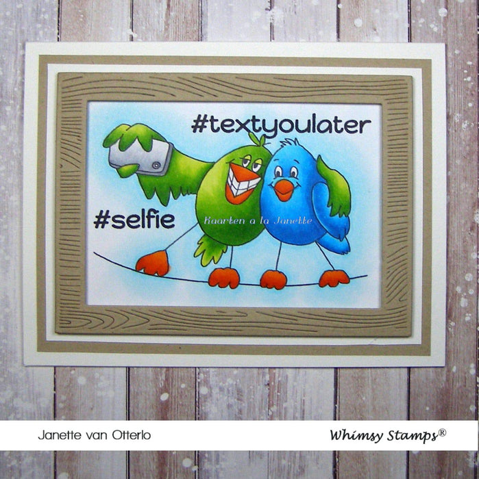 Birdie Selfie - Digital Stamp - Whimsy Stamps