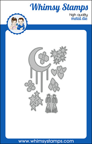 **NEW Boho Moon Die Set - Whimsy Stamps