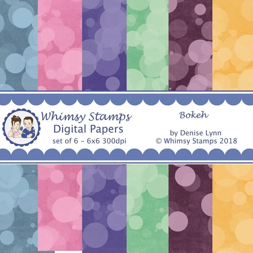 Bokeh Papers - Digital Papers - Whimsy Stamps