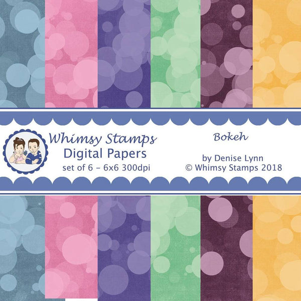 Bokeh Papers - Digital Papers - Whimsy Stamps