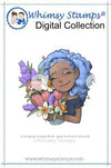 Bouquet Piper - Digital Stamp - Whimsy Stamps