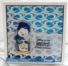 Penguin Cuddles Lamb - Digital Stamp - Whimsy Stamps