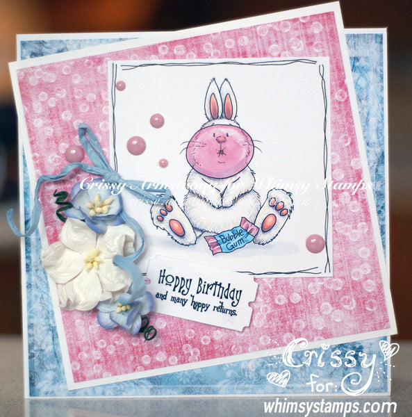 Bubble Gum Bun - Digital Stamp - Whimsy Stamps