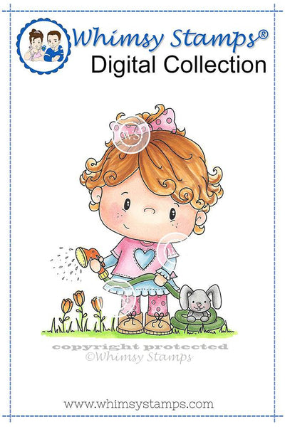 Bunny - Digital Stamp - Whimsy Stamps
