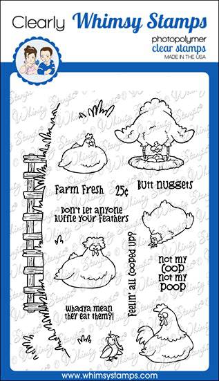 Butt Nuggets Clear Stamps – Whimsy Stamps