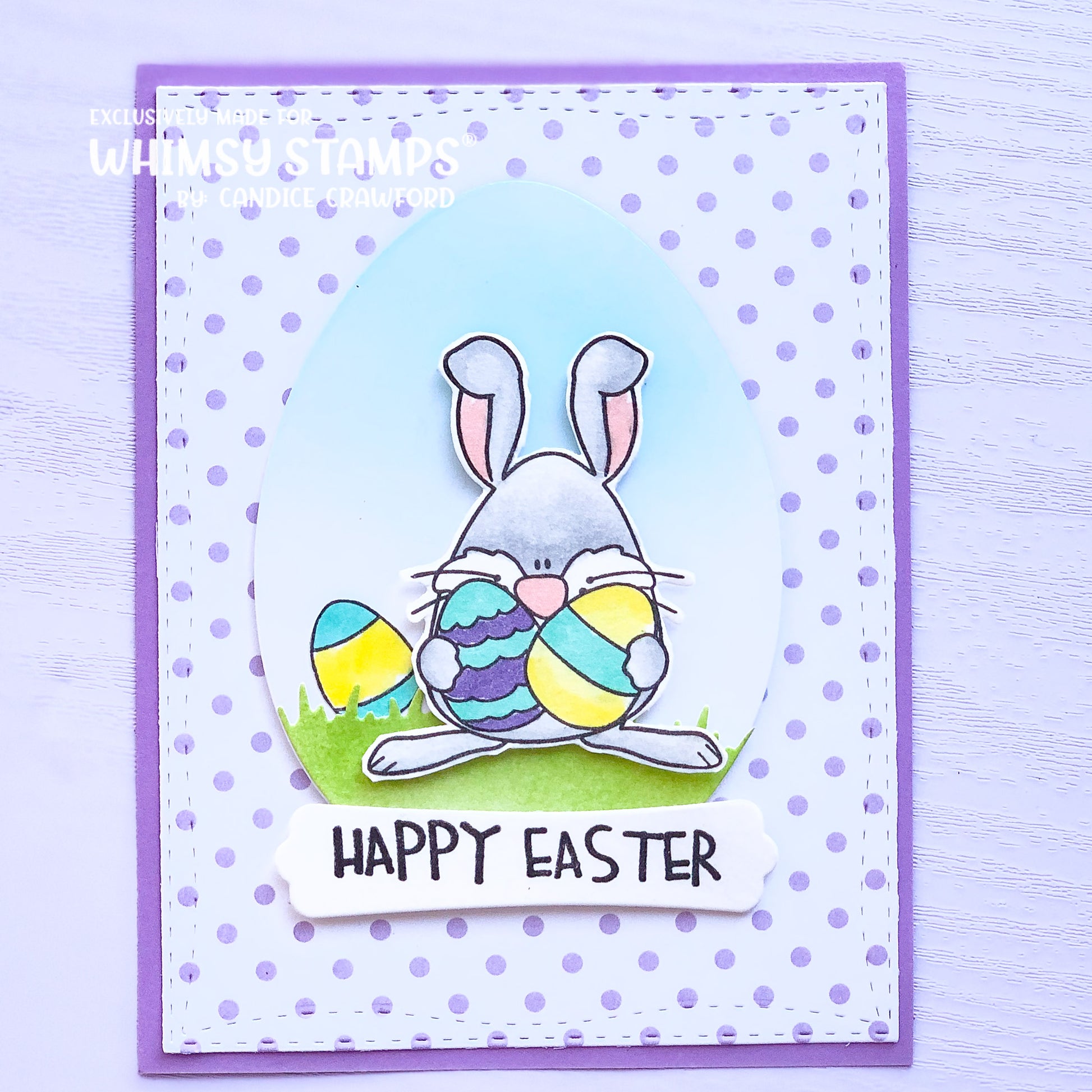 Spring Bunnies Clear Stamps - Whimsy Stamps