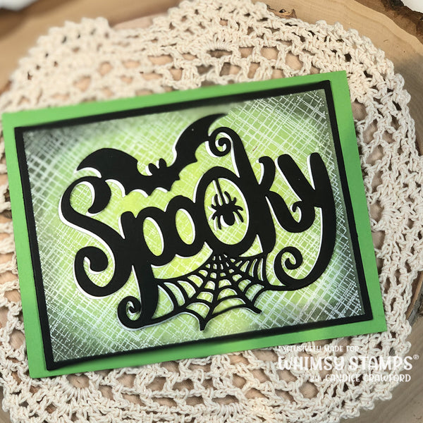 Spooky Large Word Die - Whimsy Stamps