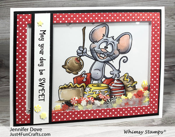 Candy Mouse Clear Stamps - Whimsy Stamps