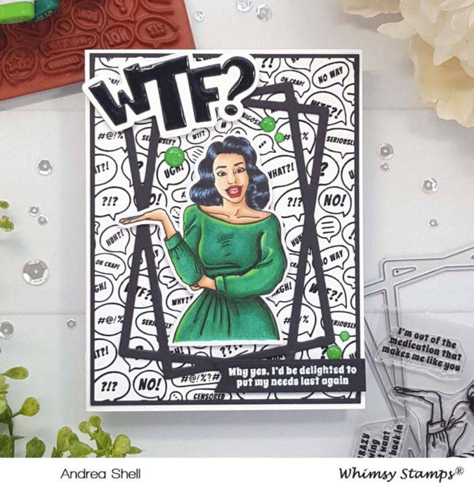 Connected Rectangle Frame Die– Whimsy Stamps