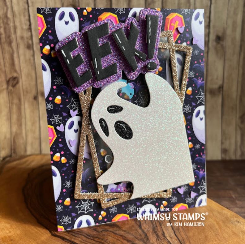 Peeking Ghosts Die Set - Whimsy Stamps