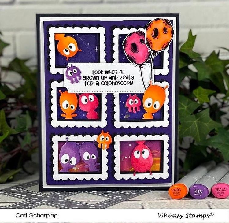 Space Minions Die Set - Whimsy Stamps