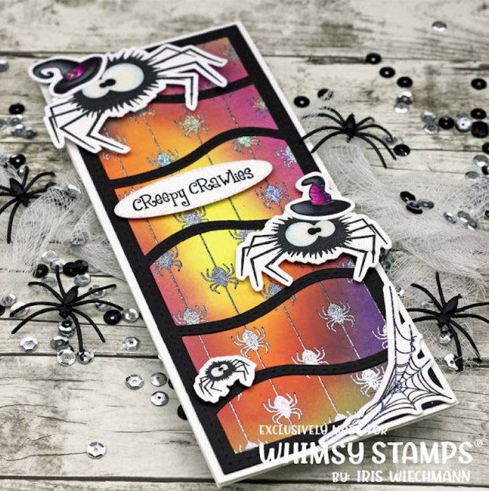 *NEW Toner Card Front Pack - Slimline Terror 2 - Whimsy Stamps