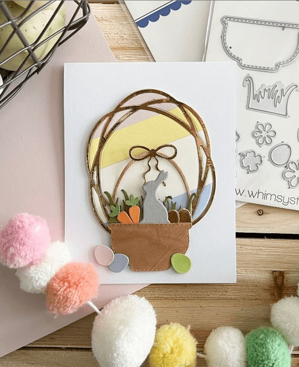 Connected Oval Frame Die - Whimsy Stamps