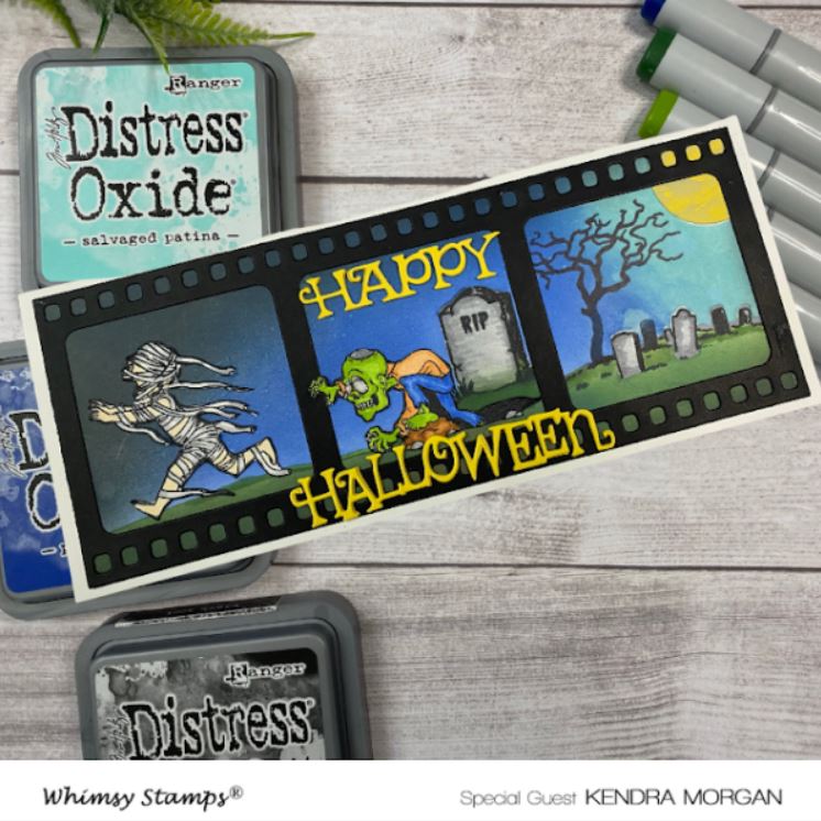 Happy Halloween Word Die Set - Whimsy Stamps