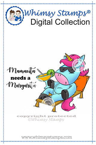 Caramel Mamacita - Digital Stamp - Whimsy Stamps