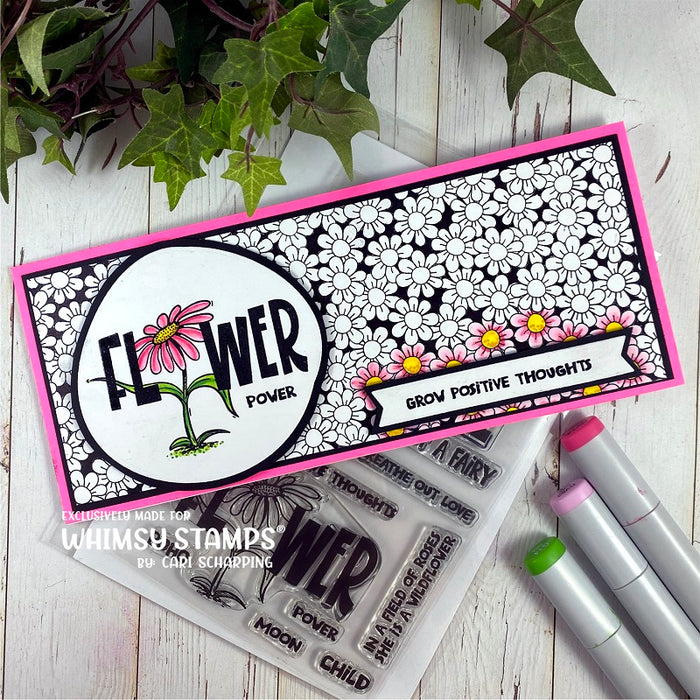 **NEW Boho Sentiments Clear Stamps - Whimsy Stamps
