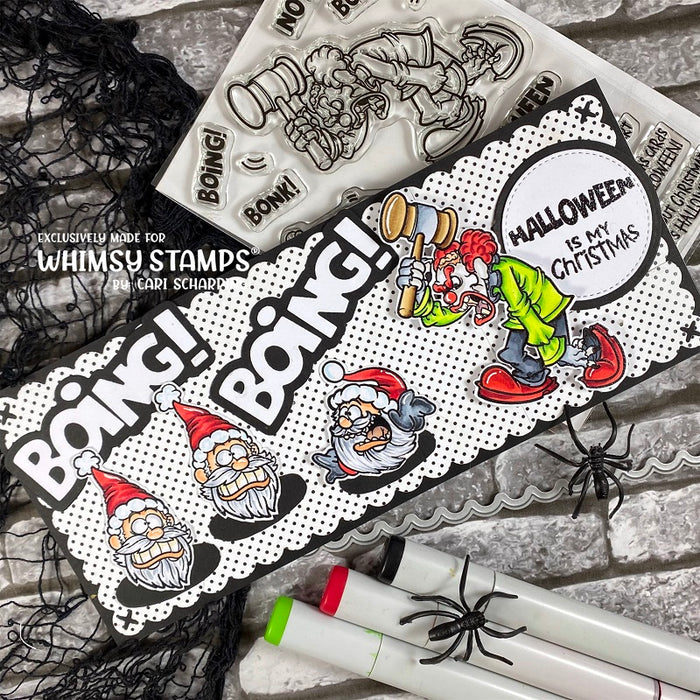 **NEW Boing! Word and Shadow Die Set - Whimsy Stamps