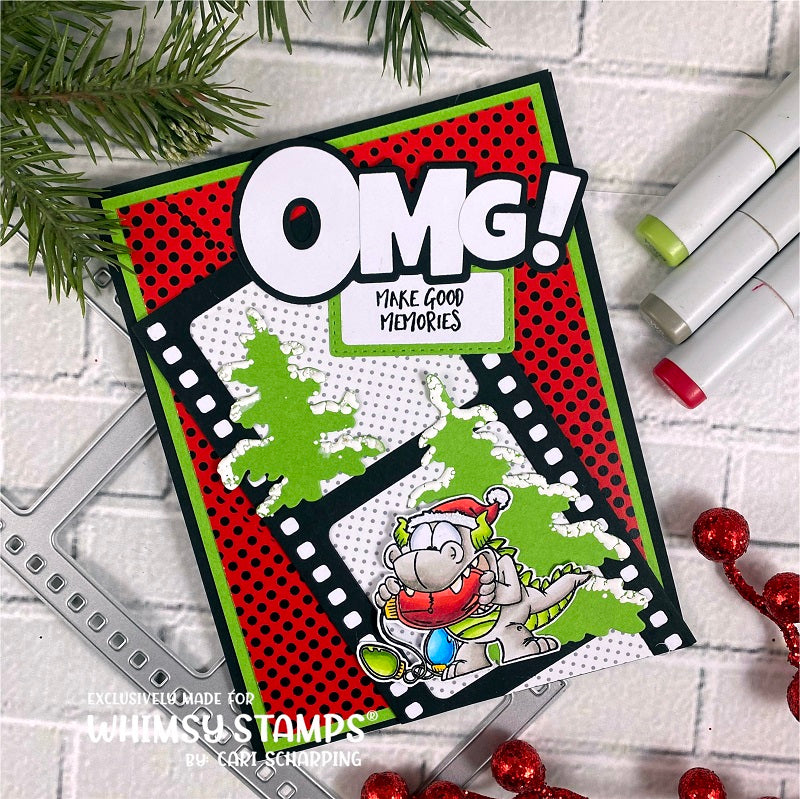 **NEW Dudley's Christmas Clear Stamps - Whimsy Stamps