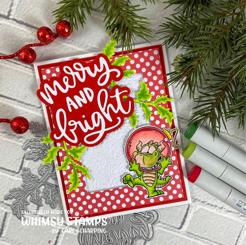 **NEW Dudley's Christmas Clear Stamps - Whimsy Stamps