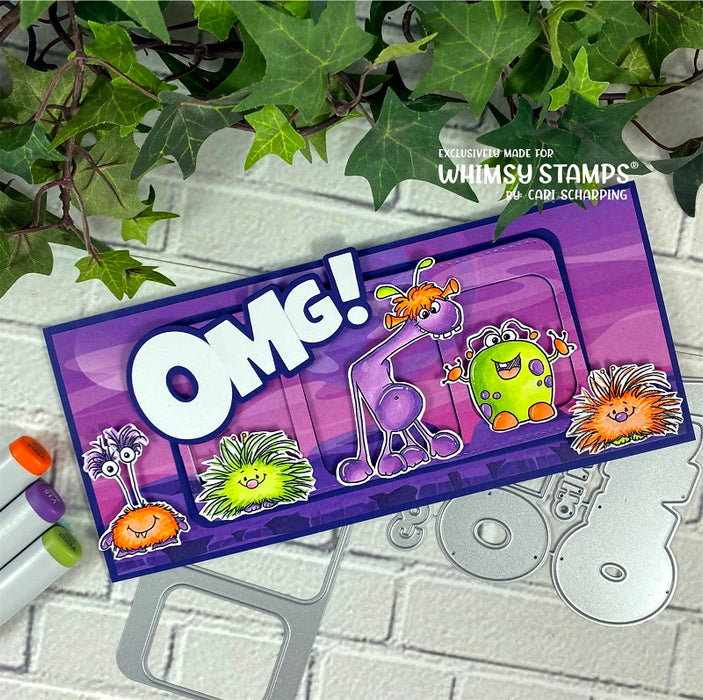 **NEW Monster Moods Clear Stamps - Whimsy Stamps