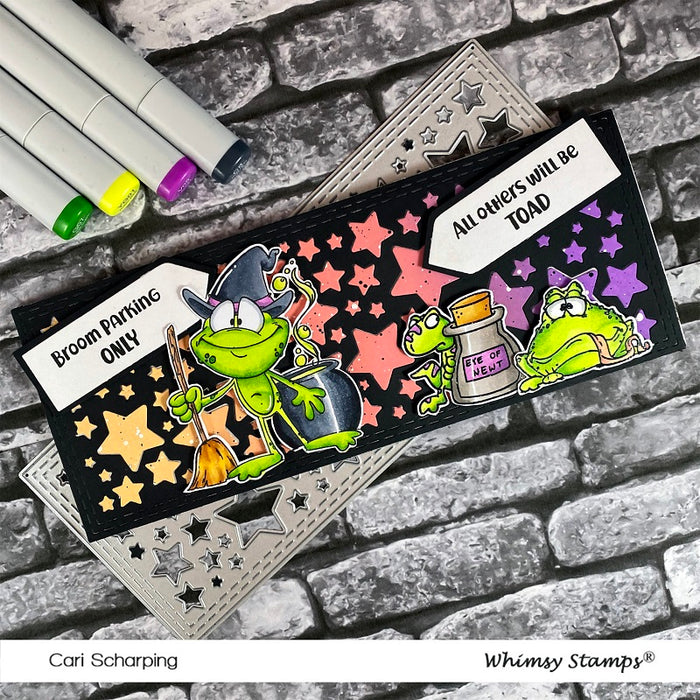 Witchy Toad - Digital Stamp - Whimsy Stamps