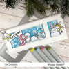 Bunny Winter Holiday Clear Stamps - Whimsy Stamps