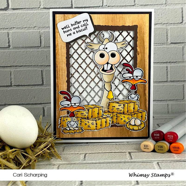 Hee Haw Clear Stamp and Die Combo - Whimsy Stamps