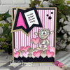 **NEW Heart Border Rubber Cling Stamp and Die Combo - Whimsy Stamps