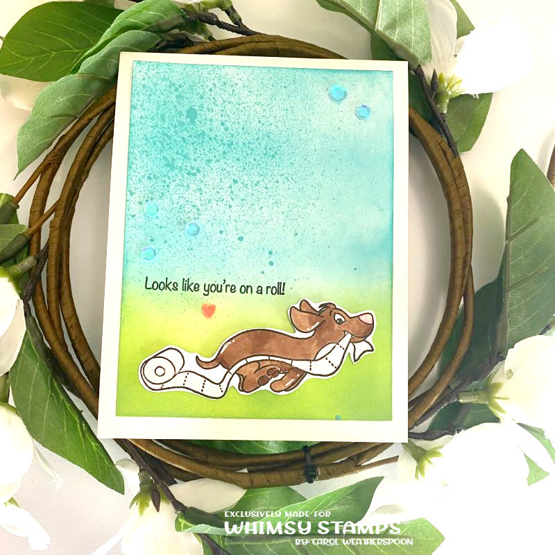 **NEW Doggie Naughty Clear Stamps - Whimsy Stamps